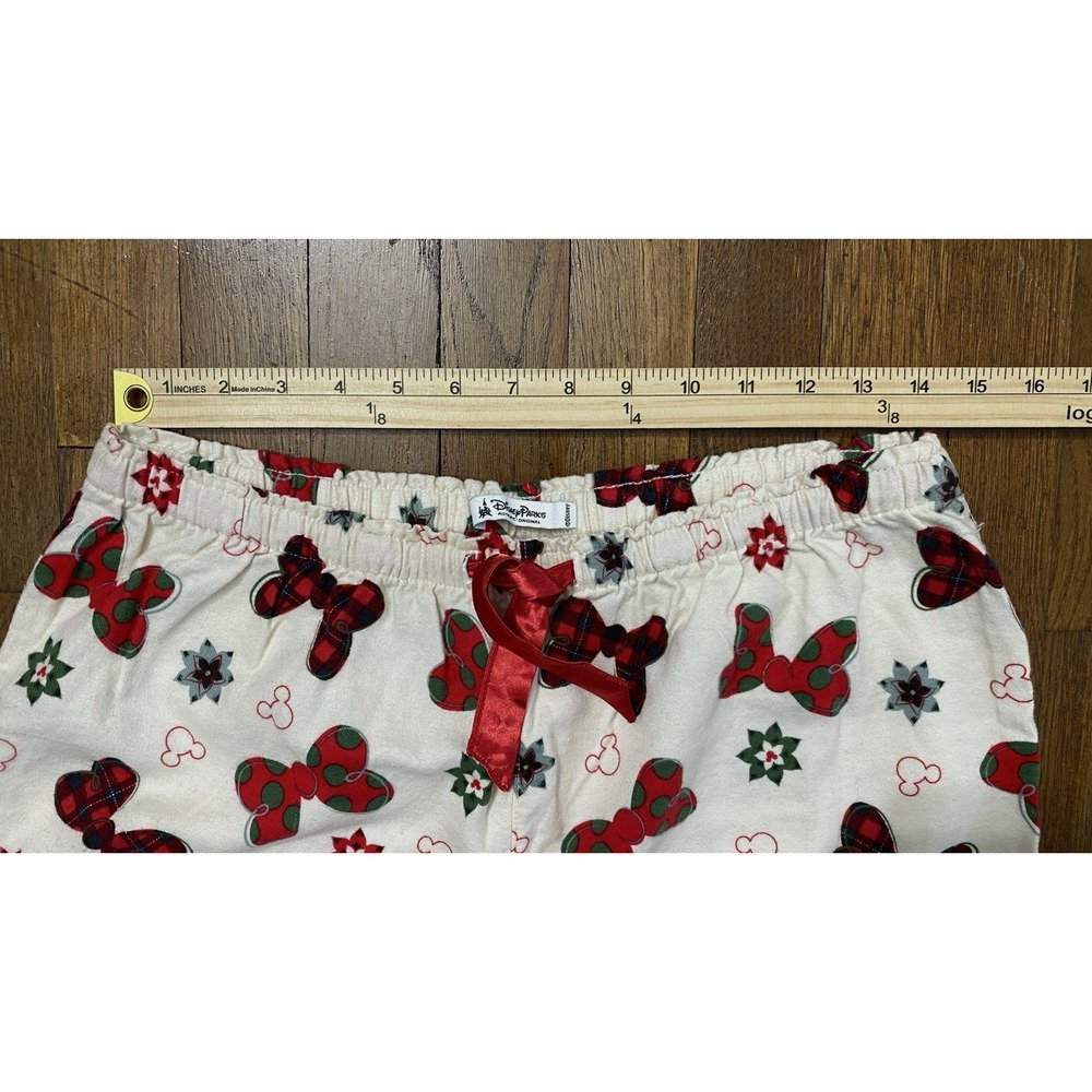 Women's Minnie Mouse Flannel 2-pc Pajama Set Size XL Disney Parks Authentic - Picture 8 of 10
